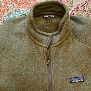 Patagonia better sweater full zipper green